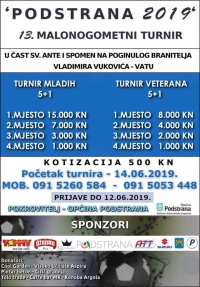 1.DJEČJI MALONOGOMETNI TURNIR PODSTRANA