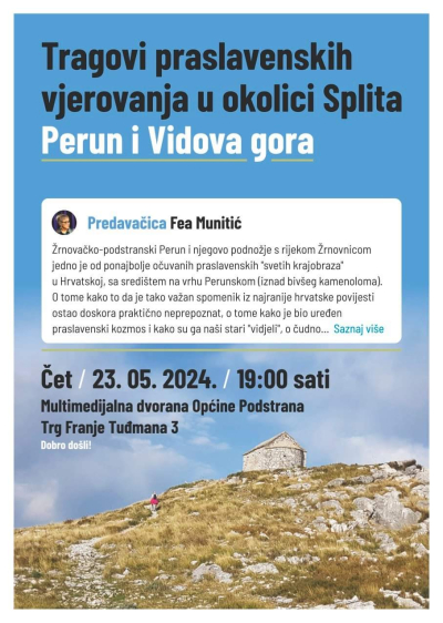 Tragovi praslavenskih vjerovanja u okolici Splita – Perun i Vidova gora