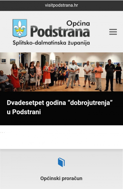 Nova web stranica Općine Podstrana