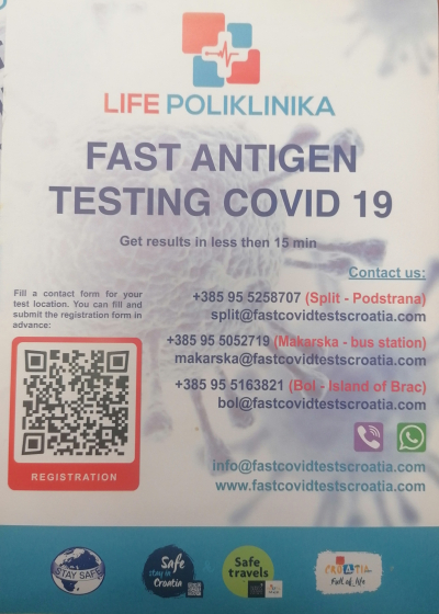 Covid 19 - Punkt za brzo antigensko testiranje