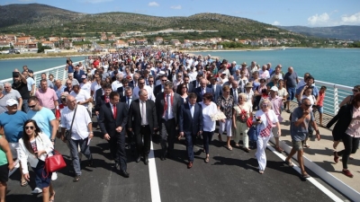 Otvoren most kopno - otok Čiovo