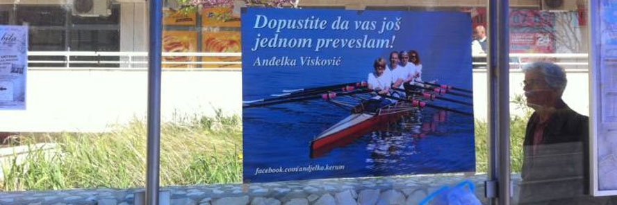 Split oblijepljen plakatima protiv Anđelke Visković