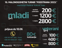 Malonogometni turnir Podstrana - Rekordan broj prijava