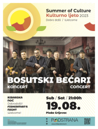 KULTURNO LJETO Večeras ribarska noć uz koncert Bosutskih bećara